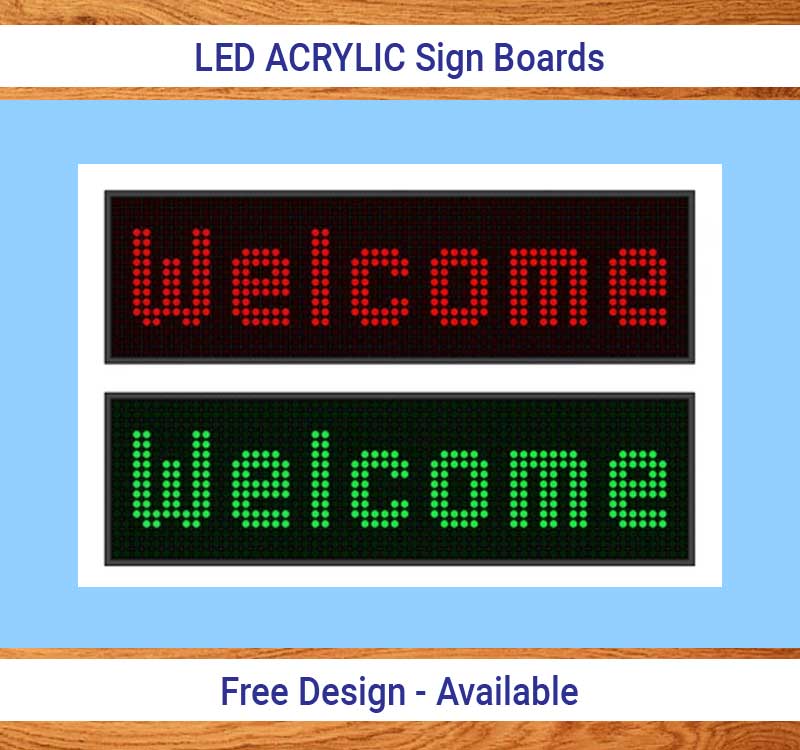 LED Acrylic Board